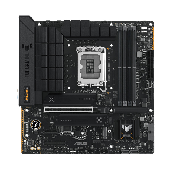 Mainboard Asus TUF Gaming B760M-PLUS II (Intel B760/ Socket 1700/ M-ATX/ 4 khe ram/ DDR5/ 2.5 Gigabit LAN) Mainboard Asus TUF Gaming B760M-PLUS II (Intel B760/ Socket 1700/ M-ATX/ 4 khe ram/ DDR5/ 2.5 Gigabit LAN)