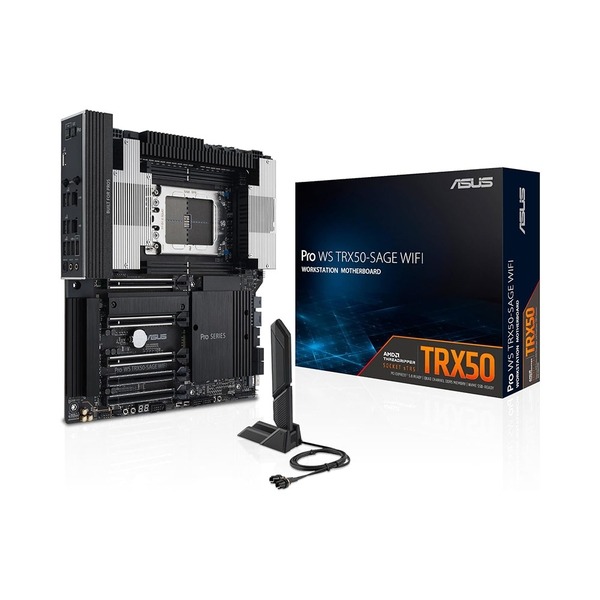 Mainboard Asus Pro WS TRX50-SAGE WIFI (AMD TRX50/ Socket sTR5/ 8 khe ram/ DDR5) Mainboard Asus Pro WS TRX50-SAGE WIFI (AMD TRX50/ Socket sTR5/ 8 khe ram/ DDR5)
