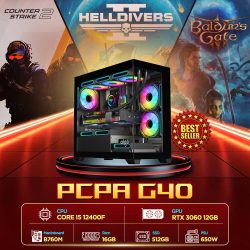 Máy tính PCPA G40 (i5 12400F/16GB/RTX 3060 12Gb/650W)