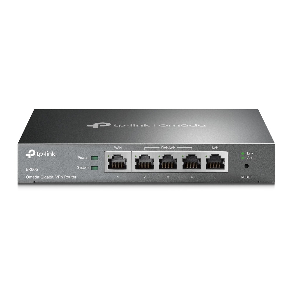 Thiết bị cân bằng tải TP-Link TL-ER605 (4 cổng WAN/ 55 User) Thiết bị cân bằng tải TP-Link TL-ER605 (4 cổng WAN/ 55 User)