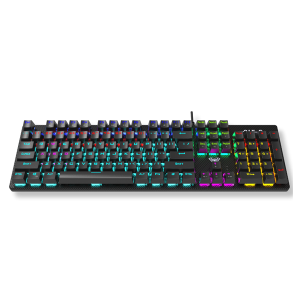 Bàn phím cơ Aula S2022 Đen Blue Switch (LED Rainbows) Bàn phím cơ Aula S2022 Đen Blue Switch (LED Rainbows)