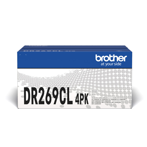 Trống máy in laser Brother DR-269CL 4PK (Dùng cho máy HL-L3240CDW/HL-L3280CDW/DCP-L3560CDW/MFC-L3760CDW) Trống máy in laser Brother DR-269CL 4PK (Dùng cho máy HL-L3240CDW/HL-L3280CDW/DCP-L3560CDW/MFC-L3760CDW)