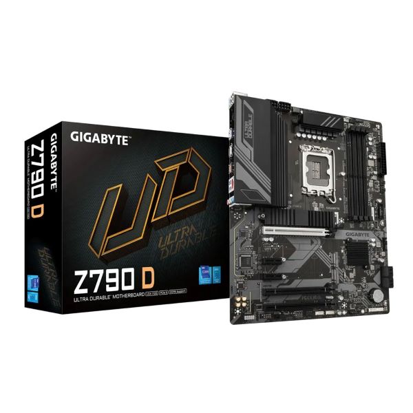 Mainboard Gigabyte Z790 D (Intel Z790/ Socket 1700/ ATX/ 4 khe ram/ DDR5/ 2.5 Gigabit LAN) Mainboard Gigabyte Z790 D (Intel Z790/ Socket 1700/ ATX/ 4 khe ram/ DDR5/ 2.5 Gigabit LAN)