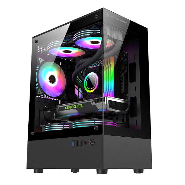 Vỏ máy tính KENOO ESPORT MK100 - Màu Đen (M-ATX) Vỏ máy tính KENOO ESPORT MK100 - Màu Đen (M-ATX)