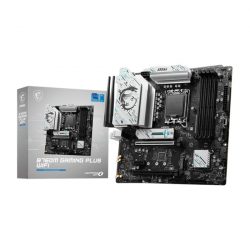 Mainboard MSI B760M GAMING PLUS WIFI (Intel B760/ Socket 1700/ M-ATX/ 4 khe ram/ DDR5/ 2.5 Gigabit LAN)