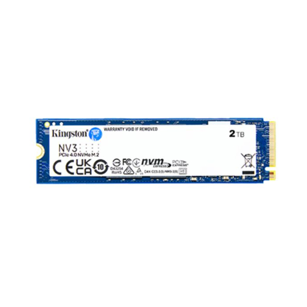 Ổ SSD Kingston NV3 2TB (NVMe PCIe/ Gen4x4 M2.2280/ 6000MB/s/ 5000MB/s) Ổ SSD Kingston NV3 2TB (NVMe PCIe/ Gen4x4 M2.2280/ 6000MB/s/ 5000MB/s)