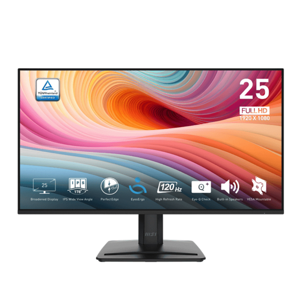Màn hình MSI PRO MP251 E2 (24.5Inch/ Full HD/ 1ms/ 120Hz/ 300 cd/m2/ IPS/ Loa) Màn hình MSI PRO MP251 E2 (24.5Inch/ Full HD/ 1ms/ 120Hz/ 300 cd/m2/ IPS/ Loa)