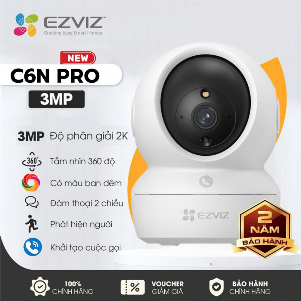 Camera ip wifi EZVIZ C6N PRO (2K 3MP/ Quay quét) Camera ip wifi EZVIZ C6N PRO (2K 3MP/ Quay quét)
