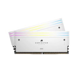 Ram desktop Corsair DOMINATOR TITANIUM RGB White 64GB (2x32GB) DDR5 6000MHz (CMP64GX5M2B6000C30W)