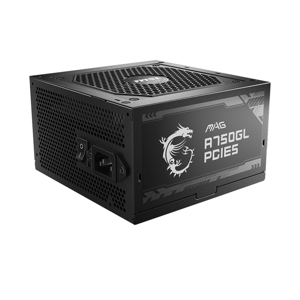 Nguồn máy tính MSI MAG A750GL PCIe5 (750W/ 80 Plus Gold/ Full-Modular/ Đen/ ATX) Nguồn máy tính MSI MAG A750GL PCIe5 (750W/ 80 Plus Gold/ Full-Modular/ Đen/ ATX)