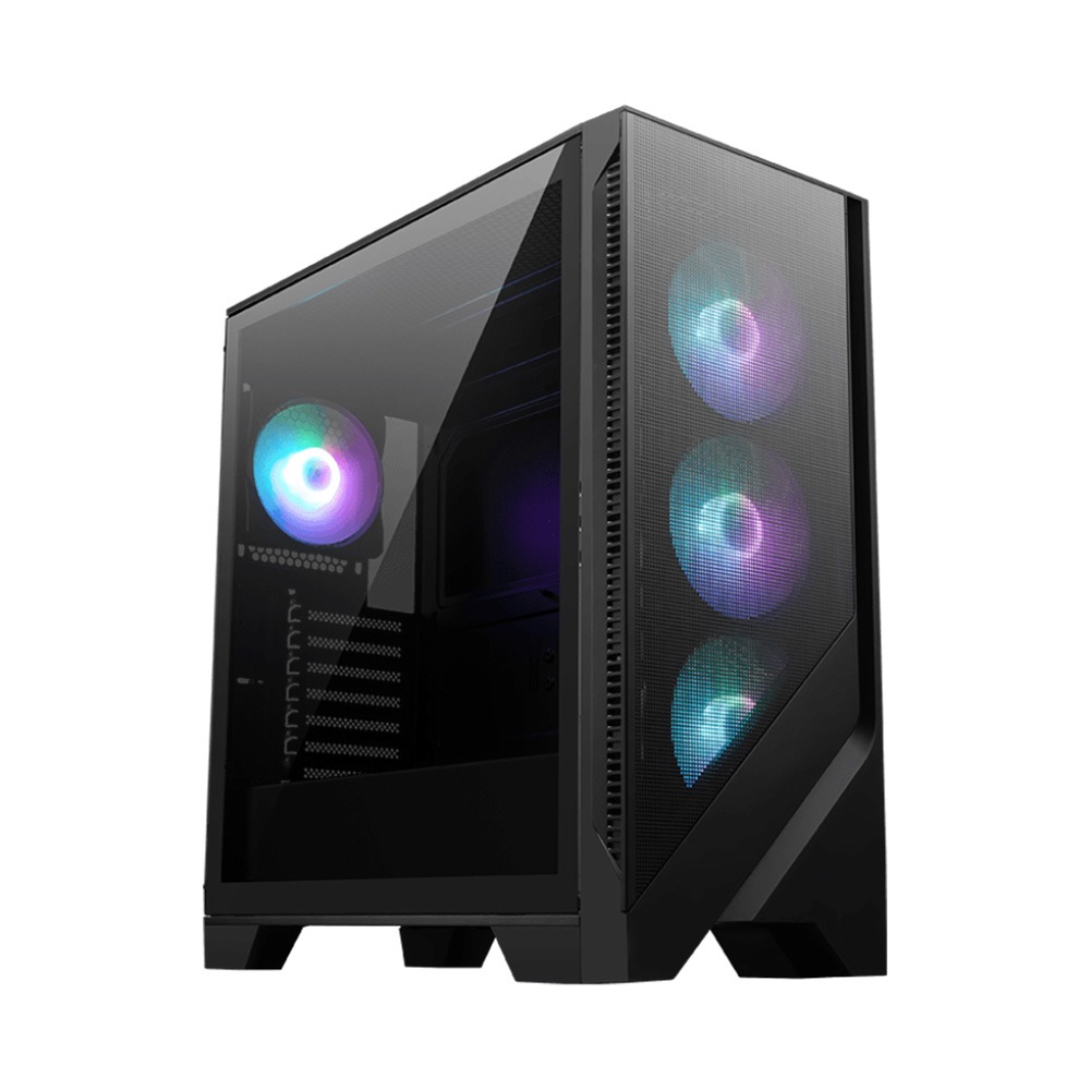 Vỏ máy tính MSI MAG FORGE 320R AIRFLOW Black ( ATX - 4 Fan ARGB) Vỏ máy tính MSI MAG FORGE 320R AIRFLOW Black ( ATX - 4 Fan ARGB)