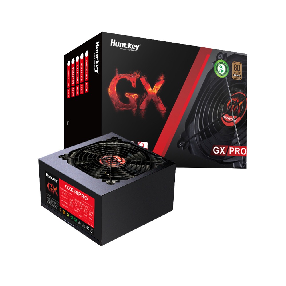 Nguồn máy tính Huntkey GX650Pro (650W/ 80 Plus Bronze/ ATX/ Đen) Nguồn máy tính Huntkey GX650Pro (650W/ 80 Plus Bronze/ ATX/ Đen)