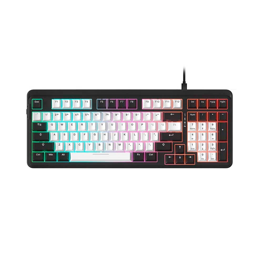 Bàn phím cơ Dareu EK98 White Black DareU Dream switch (keycap PBT)
