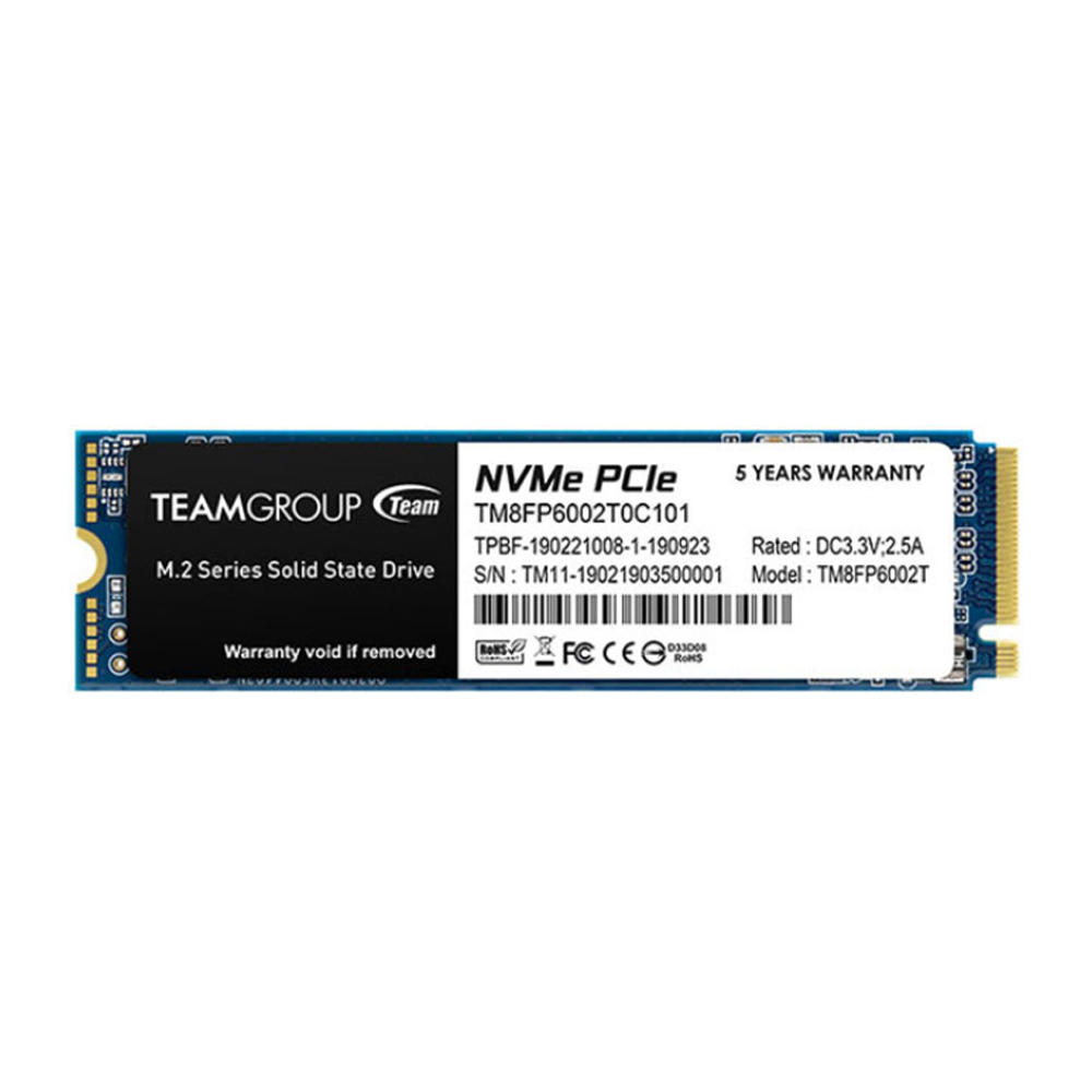 Ổ SSD TeamGroup MP33 1Tb (NVMe PCIe/ Gen3x4 M2.2280/ 1800MB/s/ 1500MB/s) Ổ SSD TeamGroup MP33 1Tb (NVMe PCIe/ Gen3x4 M2.2280/ 1800MB/s/ 1500MB/s)