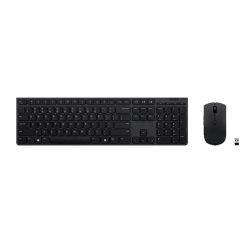 Bộ bàn phím chuột không dây Lenovo Professional Rechargeable 4X31K03931 (Bluetooth/Wireless/ Pin sạc/ Đen)