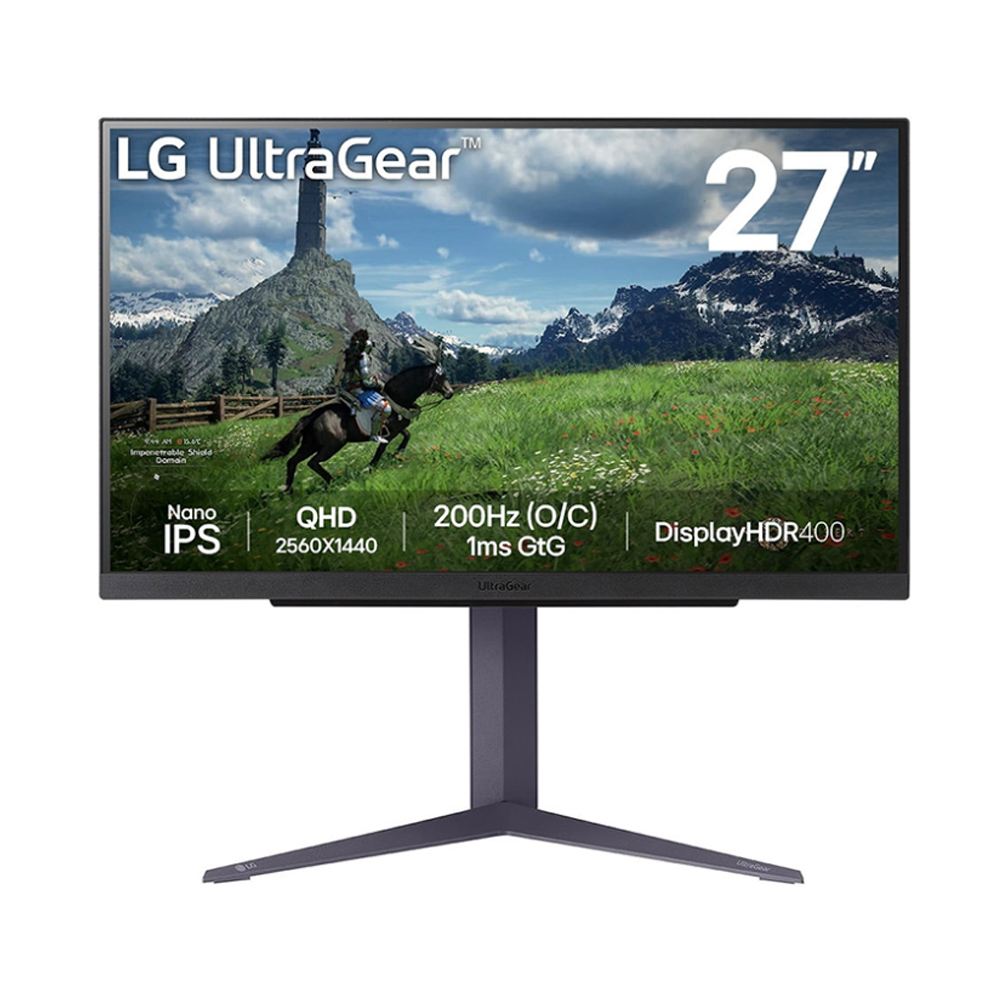 Màn hình gaming LG UltraGear 27GS85Q-B (27Inch/ QHD (2560x1440)/ 1ms/ 200Hz/ 400cd/m2/ Nano IPS) Màn hình gaming LG UltraGear 27GS85Q-B (27Inch/ QHD (2560x1440)/ 1ms/ 200Hz/ 400cd/m2/ Nano IPS)