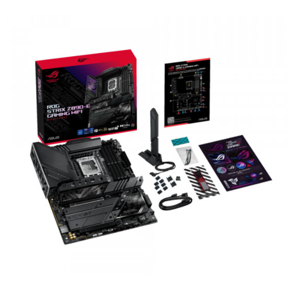 Mainboard Asus ROG Strix Z890-E GAMING WIFI (Intel Z890/ Socket 1851/ ATX/ 4 khe ram/ DDR5/ 2.5 Gigabit LAN) Mainboard Asus ROG Strix Z890-E GAMING WIFI (Intel Z890/ Socket 1851/ ATX/ 4 khe ram/ DDR5/ 2.5 Gigabit LAN)