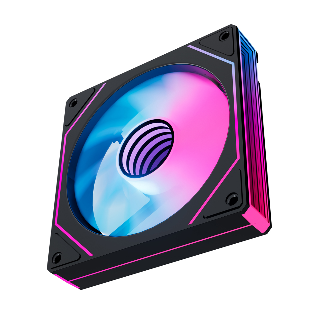 Quạt case KENOO ESPORT RGB INF1 (Fan12) - Màu Đen Quạt case KENOO ESPORT RGB INF1 (Fan12) - Màu Đen