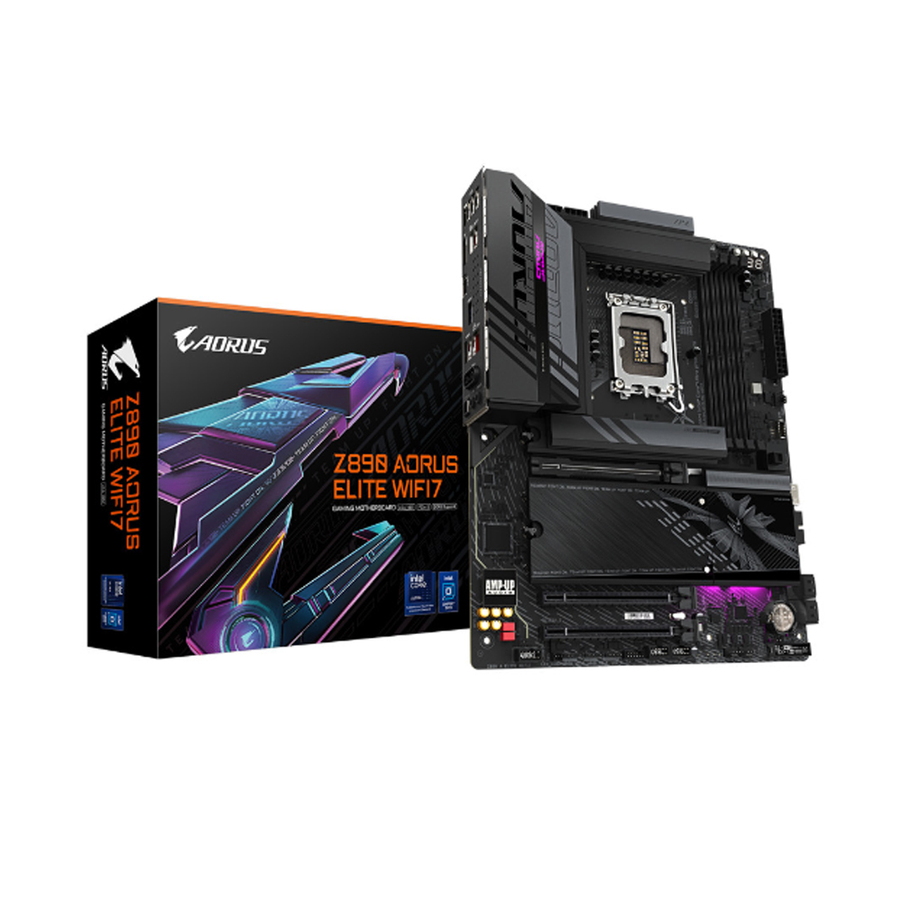Mainboard Gigabyte Z890 AORUS ELITE WIFI7 DDR5 (Intel Z890/ Socket 1851/ ATX/ 4 khe ram/ 2.5 Gigabit LAN) Mainboard Gigabyte Z890 AORUS ELITE WIFI7 DDR5 (Intel Z890/ Socket 1851/ ATX/ 4 khe ram/ 2.5 Gigabit LAN)
