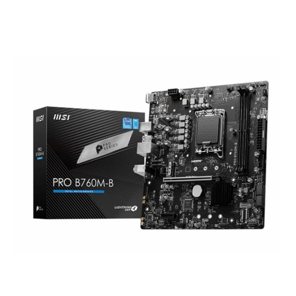 Mainboard MSI PRO B760M-B DDR4 (Có Sync Led) Mainboard MSI PRO B760M-B DDR4 (Có Sync Led)