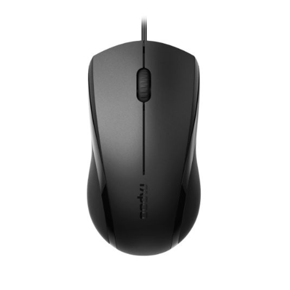 Chuột có dây Rapoo N1600 Silent Màu Đen Chuột có dây Rapoo N1600 Silent Màu Đen