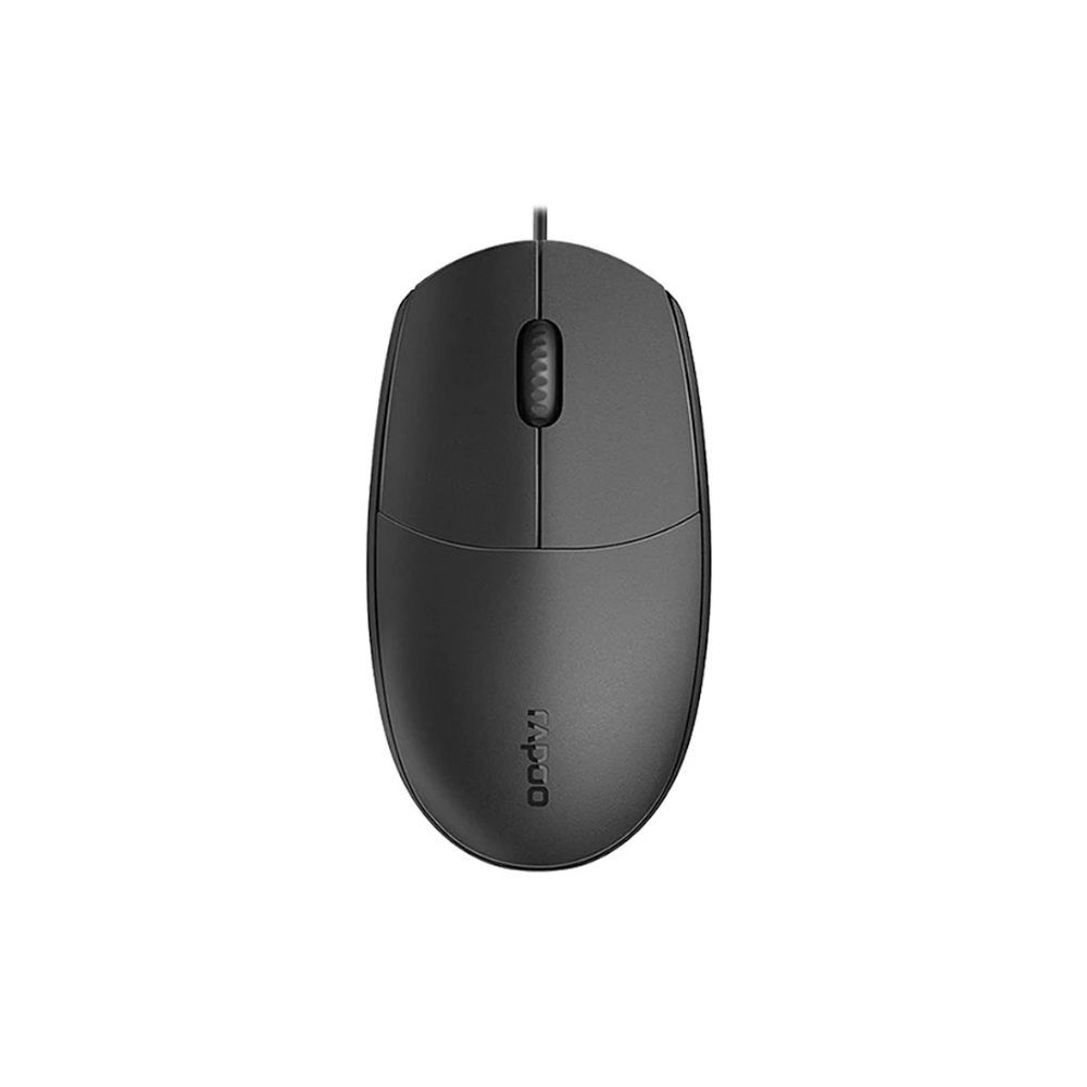 Chuột có dây Rapoo N110 Silent Màu Đen Chuột có dây Rapoo N110 Silent Màu Đen