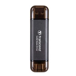 Ổ cứng di động SSD Transcend 128Gb TS128GESD310C (Type-C và USB3.2/ 1050MB/s/ 700Mb/s/ Đen)