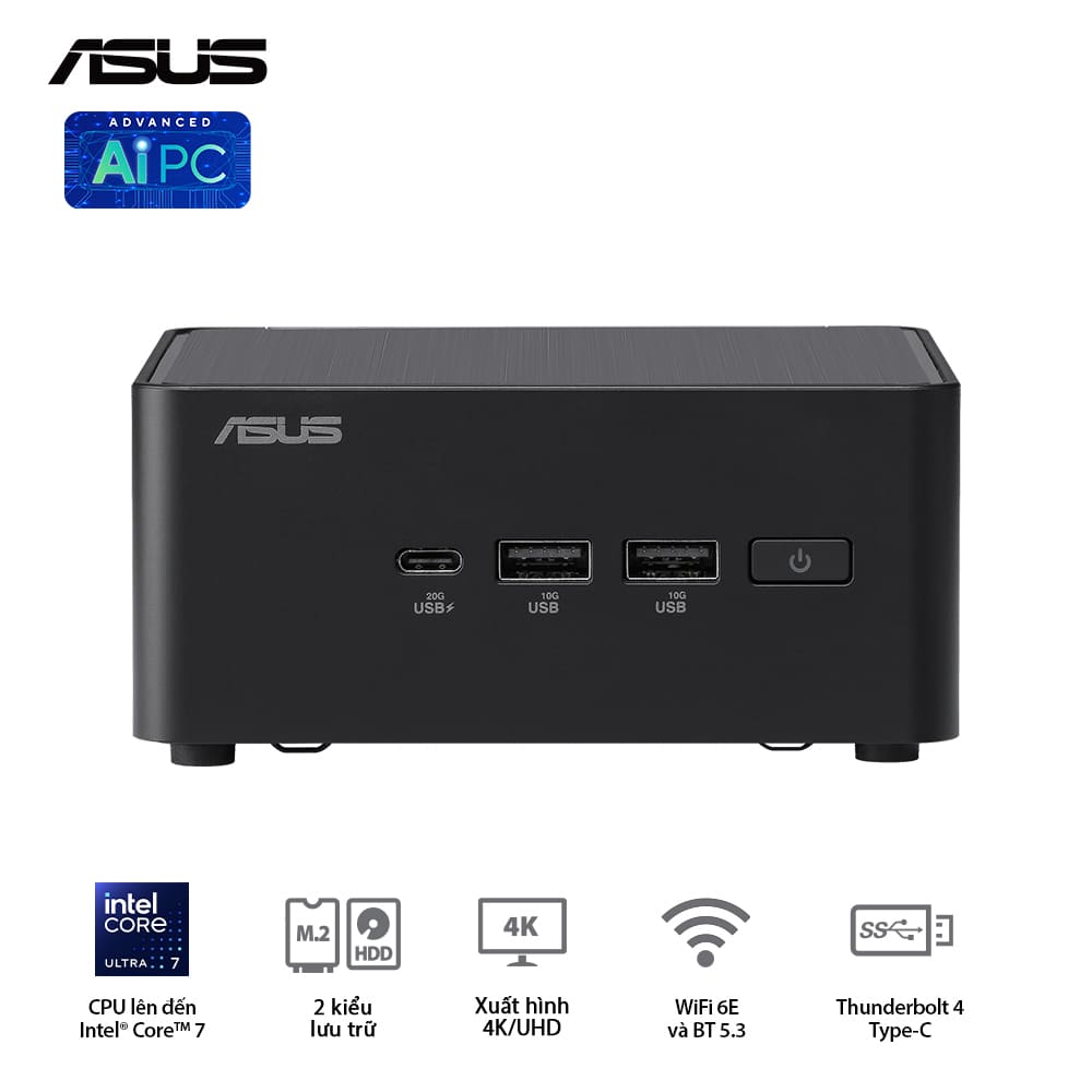 Mini PC Asus NUC 14 Pro Tall NUC14RVHU7 (Ultra 7 155H/ NoOS/ 3Y) Mini PC Asus NUC 14 Pro Tall NUC14RVHU7 (Ultra 7 155H/ NoOS/ 3Y)