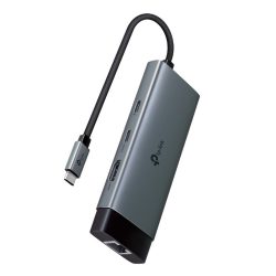 Bộ chuyển đổi TP-Link UH6120C USB Type-C to HDMI, USB3.0, Lan Gigabit, USB-C