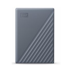 Ổ cứng di động Western 4Tb My Passport Silicon Grey (Type-C và USB3.2/ Xám)