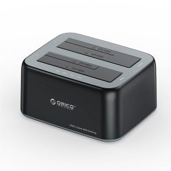 Đế ổ cứng (Docking) Orico 6829C3-V1-EU-BK-BP-HW 2 khe cắm USB-C và USB-A