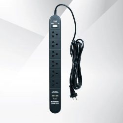 Ổ cắm điện Edenki ED-6CU2B Black (6 Lỗ đa năng + 2 Usb Type A + 2Usb Type C- 2M 10A)