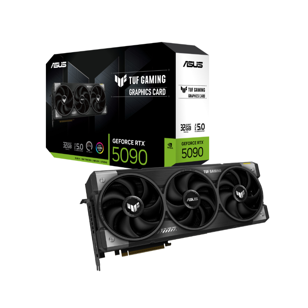 Card đồ họa Asus TUF Gaming GeForce RTX 5090 32GB (GDDR7/ 512 bit) Card đồ họa Asus TUF Gaming GeForce RTX 5090 32GB (GDDR7/ 512 bit)
