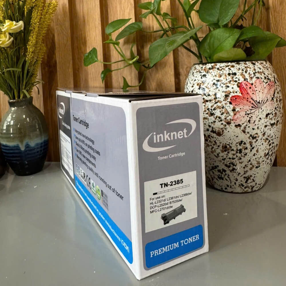 Mực in laser Inknet TN-2385 (Dùng cho máy HL-L2321D/L2361DN/L2366DW/MFC-L2701D/MFC-L2701DW) Mực in laser Inknet TN-2385 (Dùng cho máy HL-L2321D/L2361DN/L2366DW/MFC-L2701D/MFC-L2701DW)