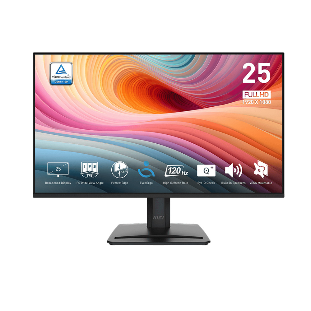 Màn hình MSI PRO MP251W E2 (24.5Inch/ Full HD/ 1ms/ 120Hz/ 300cd/m2/ IPS/ Loa) Màn hình MSI PRO MP251W E2 (24.5Inch/ Full HD/ 1ms/ 120Hz/ 300cd/m2/ IPS/ Loa)