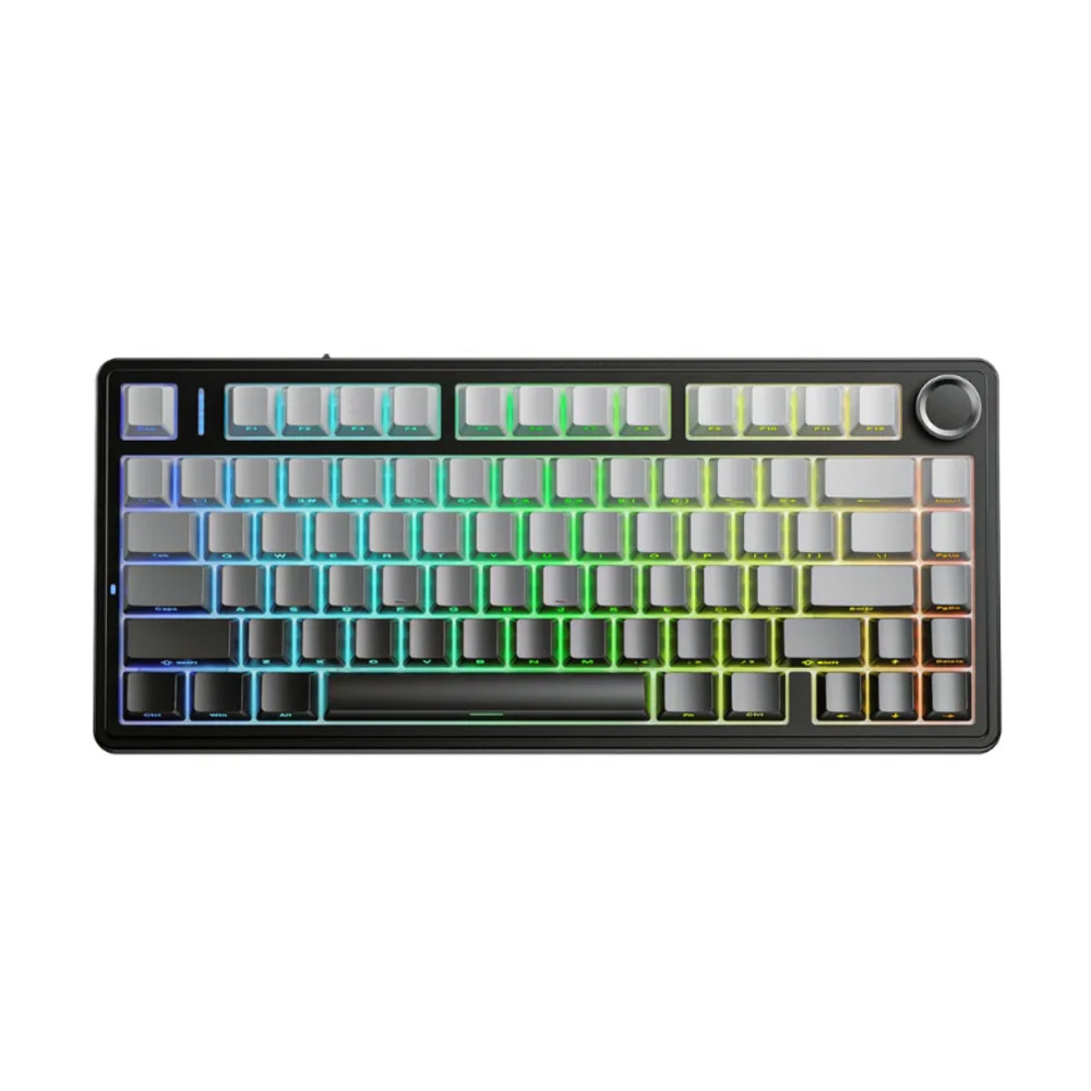 Bàn phím cơ Aula 3 MODE F75 Xám+đen gradient Reaper Switch Bàn phím cơ Aula 3 MODE F75 Xám+đen gradient Reaper Switch