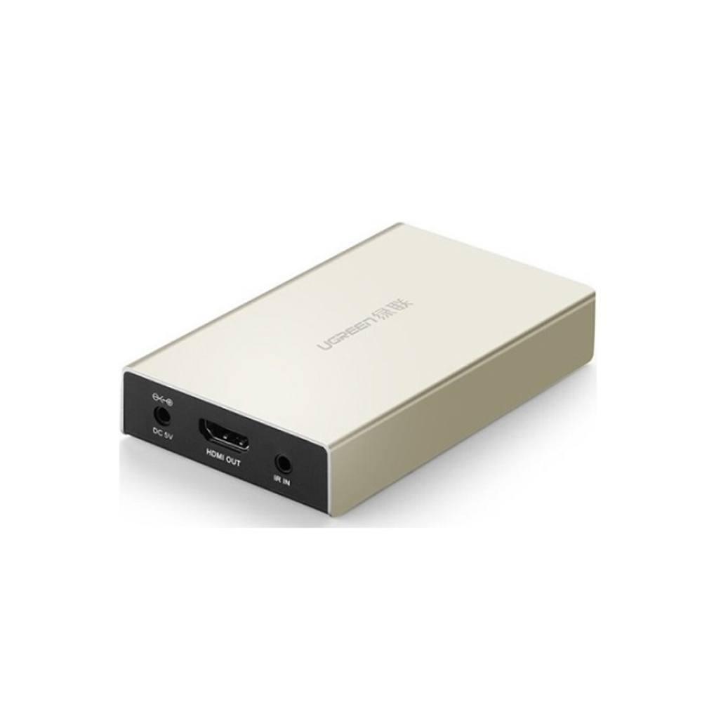 Bộ khuyếch đại HDMI Ugreen 40280 120m thông qua cáp mạng LAN Cat5e, Cat6 (Bộ in)