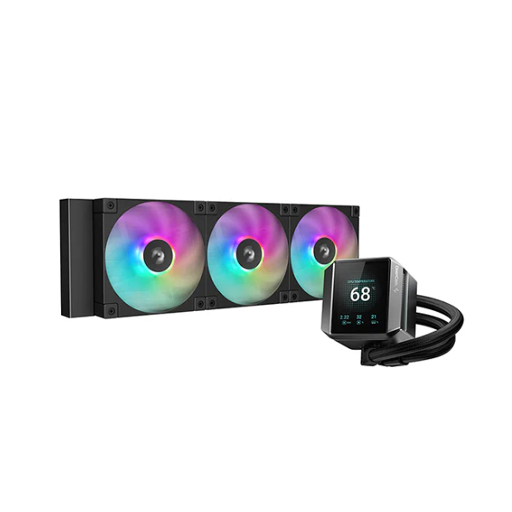 Tản nhiệt nước AIO Deepcool Mystique 360 ARGB (Màu Đen, Màn Hình Hiển Thị) Tản nhiệt nước AIO Deepcool Mystique 360 ARGB (Màu Đen, Màn Hình Hiển Thị)