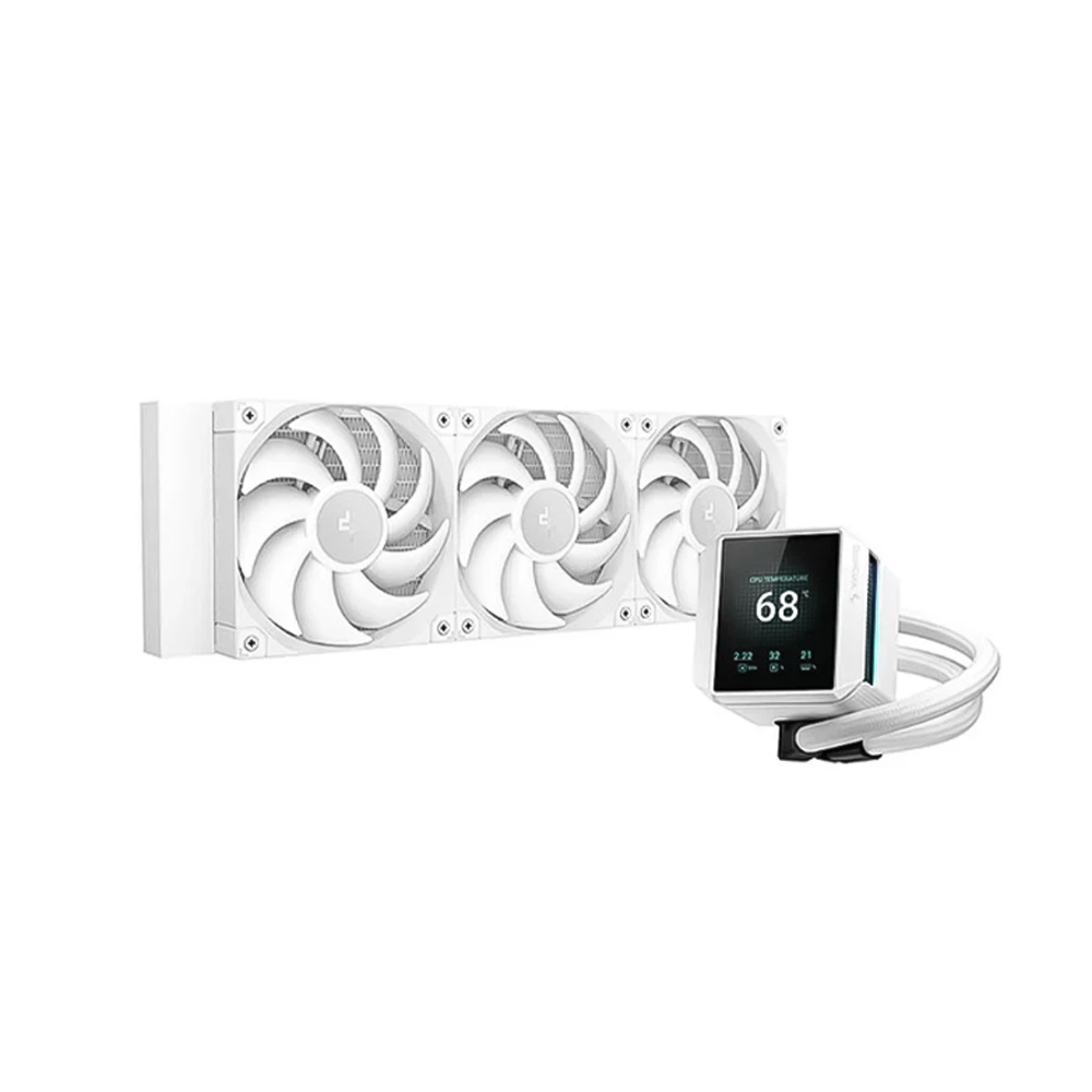 Tản nhiệt nước AIO Deepcool MYSTIQUE 360 Màu Trắng (Màn Hình Hiển Thị) Tản nhiệt nước AIO Deepcool MYSTIQUE 360 Màu Trắng (Màn Hình Hiển Thị)