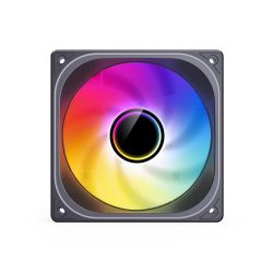 Quạt case JONSBO ZB-120BR BLACK LED ARGB REVERSE (fan ngược)