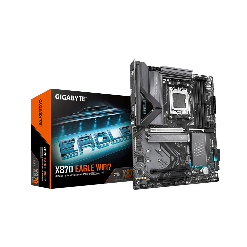 Mainboard Gigabyte X870 EAGLE WIFI7 DDR5 (AMD X870/ Socket AM5/ ATX/ 4 khe ram) Mainboard Gigabyte X870 EAGLE WIFI7 DDR5 (AMD X870/ Socket AM5/ ATX/ 4 khe ram)