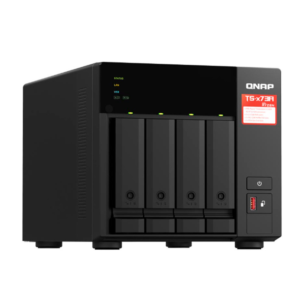 Thiết bị lưu trữ NAS Qnap TS-473A-8GB Thiết bị lưu trữ NAS Qnap TS-473A-8GB