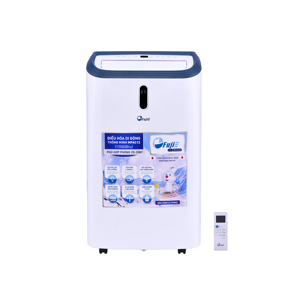 Điều hòa di động thông minh Fujie DG688 (1 chiều/ 12000 BTU) Điều hòa di động thông minh Fujie DG688 (1 chiều/ 12000 BTU)