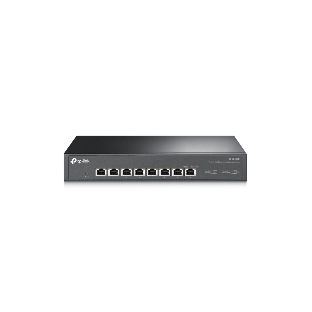 Switch TP-Link TL-SX1008 (10 Gigabit/ 8 Cổng/ Vỏ kim loại) Switch TP-Link TL-SX1008 (10 Gigabit/ 8 Cổng/ Vỏ kim loại)