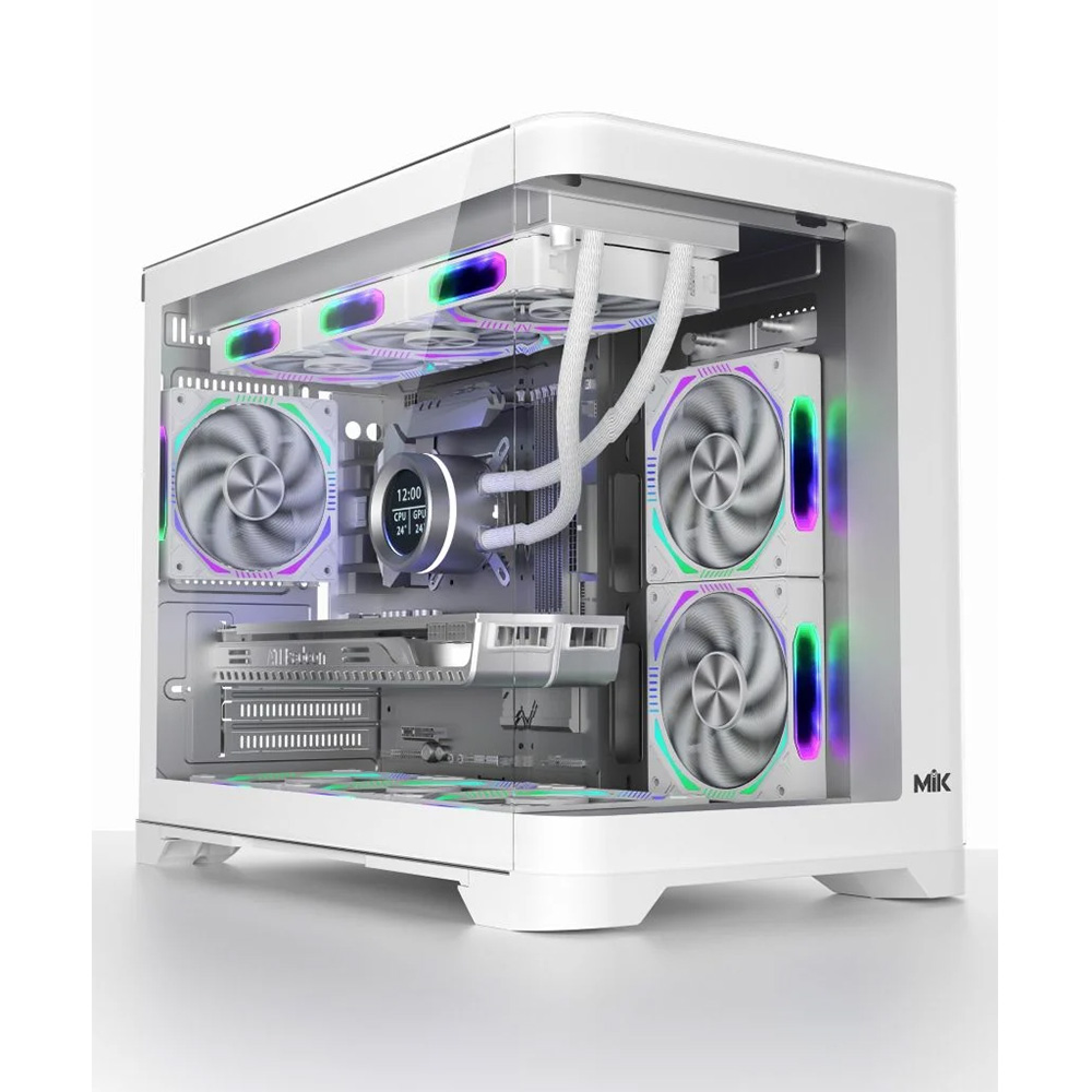 Vỏ máy tính MIK FOCALORS M White (Mini Tower/ M-ATX/ Trắng) Vỏ máy tính MIK FOCALORS M White (Mini Tower/ M-ATX/ Trắng)