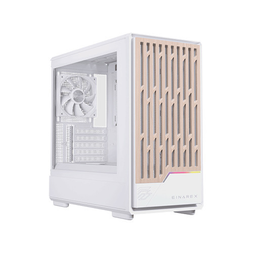 Vỏ máy tính EINAREX PM400 RGB White (Mini Tower/ M-ATX/ Trắng) Vỏ máy tính EINAREX PM400 RGB White (Mini Tower/ M-ATX/ Trắng)