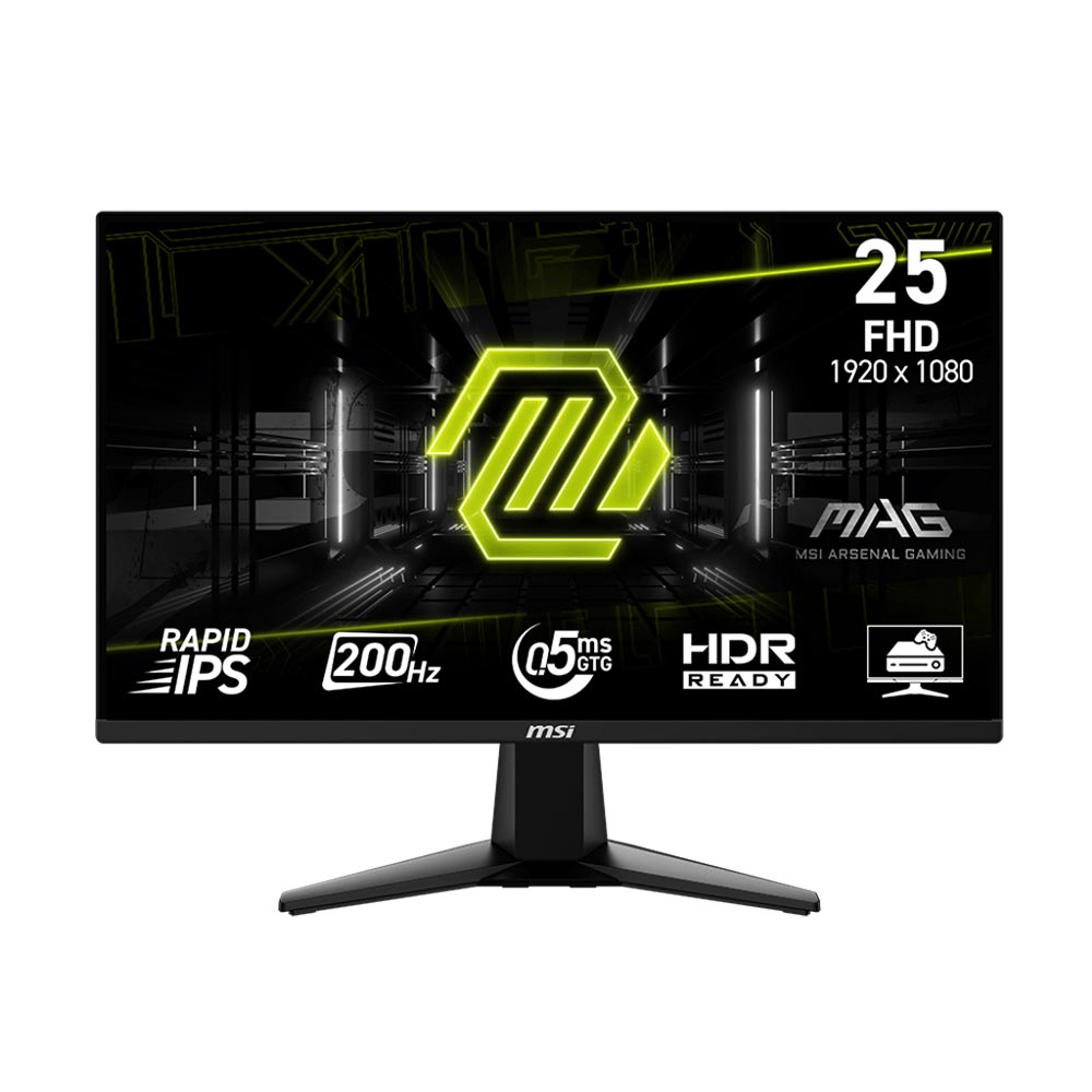 Màn hình gaming MSI MAG 255F E20 (24.5Inch/ Full HD/ 0,5ms/ 200Hz/ 300cd/m2/ IPS) Màn hình gaming MSI MAG 255F E20 (24.5Inch/ Full HD/ 0,5ms/ 200Hz/ 300cd/m2/ IPS)