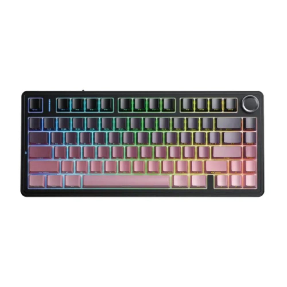 Bàn phím cơ Aula 3 MODE F75 đen + hồng gradient - Reaper switch