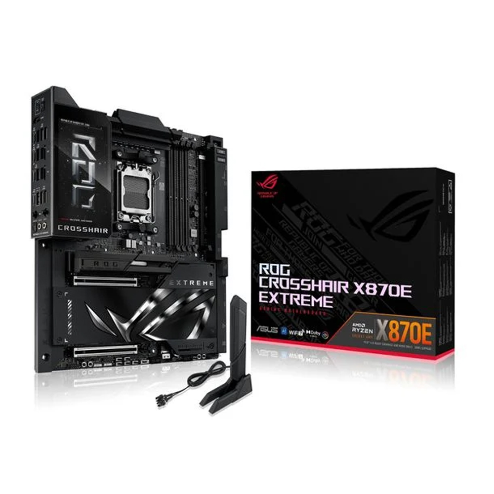 Mainboard Asus ROG CROSSHAIR X870E EXTREME (AMD X870/ Socket AM5/ E-ATX/ 4 khe ram/ DDR5) Mainboard Asus ROG CROSSHAIR X870E EXTREME (AMD X870/ Socket AM5/ E-ATX/ 4 khe ram/ DDR5)