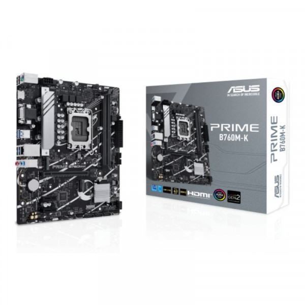 Mainboard Asus Prime B760M-K DDR5 (Intel B760/ Socket 1700/ M-ATX/ 2 khe ram/ 2.5 Gigabit LAN) Mainboard Asus Prime B760M-K DDR5 (Intel B760/ Socket 1700/ M-ATX/ 2 khe ram/ 2.5 Gigabit LAN)